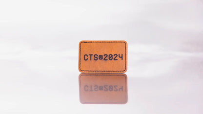 Cowhide Leather Patch- CTS2024 Logo